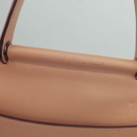 Coach Willis 1941 Top Handle Satchel Peach Leather Bag - Picture 13 of 16